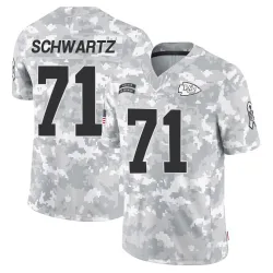 Kansas City Chiefs Men's Limited Arctic Camo 2024 Salute to Service Jersey (71 Mitchell Schwartz)