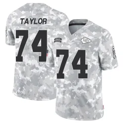 Kansas City Chiefs Men's Limited Arctic Camo 2024 Salute to Service Jersey (74 Jawaan Taylor)