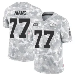 Kansas City Chiefs Men's Limited Arctic Camo 2024 Salute to Service Jersey (77 Lucas Niang)