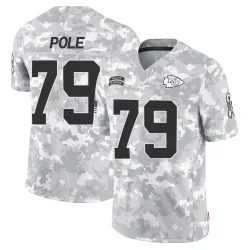 Kansas City Chiefs Men's Limited Arctic Camo 2024 Salute to Service Jersey (79 Esa Pole)