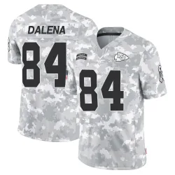 Kansas City Chiefs Men's Limited Arctic Camo 2024 Salute to Service Jersey (84 Mac Dalena)