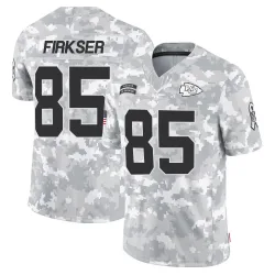 Kansas City Chiefs Men's Limited Arctic Camo 2024 Salute to Service Jersey (85 Anthony Firkser)