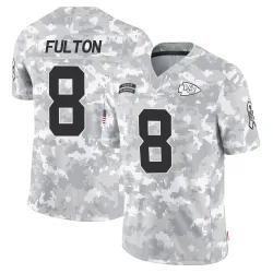 Kansas City Chiefs Men's Limited Arctic Camo 2024 Salute to Service Jersey (8 Kristian Fulton)