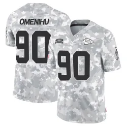Kansas City Chiefs Men's Limited Arctic Camo 2024 Salute to Service Jersey (90 Charles Omenihu)