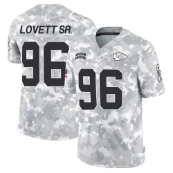 Kansas City Chiefs Men's Limited Arctic Camo 2024 Salute to Service Jersey (96 Fabien Lovett Sr.)