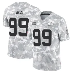 Kansas City Chiefs Men's Limited Arctic Camo 2024 Salute to Service Jersey (99 Siaki Ika)
