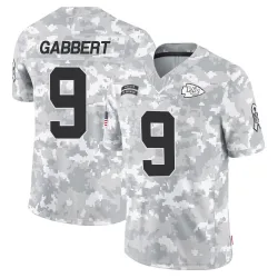 Kansas City Chiefs Men's Limited Arctic Camo 2024 Salute to Service Jersey (9 Blaine Gabbert)