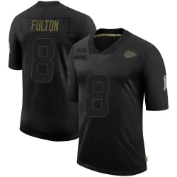 Kansas City Chiefs Men's Limited Black 2020 Salute To Service Jersey (8 Kristian Fulton)