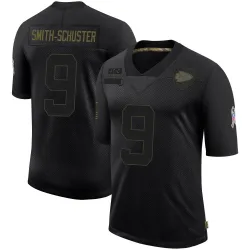 Kansas City Chiefs Men's Limited Black 2020 Salute To Service Jersey (9 JuJu Smith-Schuster)