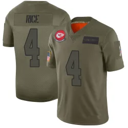 Kansas City Chiefs Men's Limited Camo 2019 Salute to Service Jersey (4 Rashee Rice)