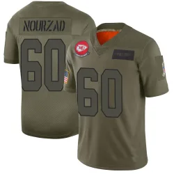 Kansas City Chiefs Men's Limited Camo 2019 Salute to Service Jersey (60 Hunter Nourzad)