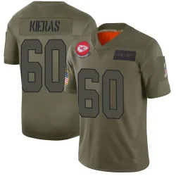 Kansas City Chiefs Men's Limited Camo 2019 Salute to Service Jersey (60 Tautvydas Kieras)