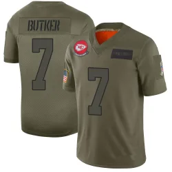 Kansas City Chiefs Men's Limited Camo 2019 Salute to Service Jersey (7 Harrison Butker)