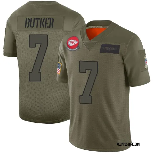 Kansas City Chiefs Men's Limited Camo 2019 Salute to Service Jersey (7 Harrison Butker)