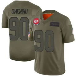 Kansas City Chiefs Men's Limited Camo 2019 Salute to Service Jersey (90 Charles Omenihu)