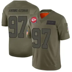 Kansas City Chiefs Men's Limited Camo 2019 Salute to Service Jersey (97 Felix Anudike-Uzomah)
