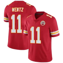 Kansas City Chiefs Men's Limited Red Team Color Vapor Untouchable Jersey (11 Carson Wentz)