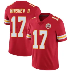 Kansas City Chiefs Men's Limited Red Team Color Vapor Untouchable Jersey (17 Gardner Minshew)