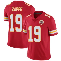 Kansas City Chiefs Men's Limited Red Team Color Vapor Untouchable Jersey (19 Bailey Zappe)