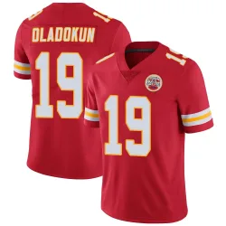 Kansas City Chiefs Men's Limited Red Team Color Vapor Untouchable Jersey (19 Chris Oladokun)