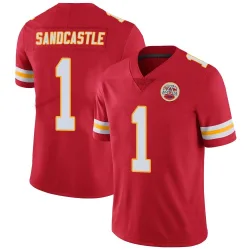Kansas City Chiefs Men's Limited Red Team Color Vapor Untouchable Jersey (1 Leon Sandcastle)