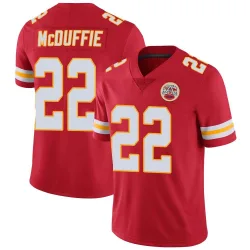 Kansas City Chiefs Men's Limited Red Team Color Vapor Untouchable Jersey (22 Trent McDuffie)