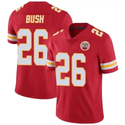 Kansas City Chiefs Men's Limited Red Team Color Vapor Untouchable Jersey (26 Deon Bush)
