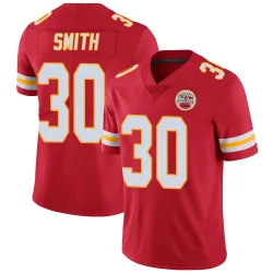 Kansas City Chiefs Men's Limited Red Team Color Vapor Untouchable Jersey (30 Brashard Smith)