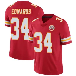 Kansas City Chiefs Men's Limited Red Team Color Vapor Untouchable Jersey (34 Mike Edwards)