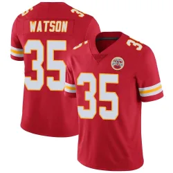 Kansas City Chiefs Men's Limited Red Team Color Vapor Untouchable Jersey (35 Jaylen Watson)