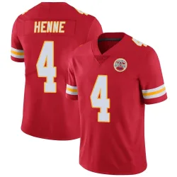Kansas City Chiefs Men's Limited Red Team Color Vapor Untouchable Jersey (4 Chad Henne)