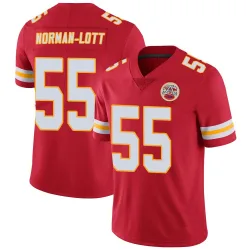 Kansas City Chiefs Men's Limited Red Team Color Vapor Untouchable Jersey (55 Omarr Norman-Lott)