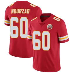 Kansas City Chiefs Men's Limited Red Team Color Vapor Untouchable Jersey (60 Hunter Nourzad)