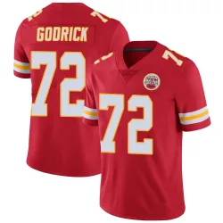 Kansas City Chiefs Men's Limited Red Team Color Vapor Untouchable Jersey (72 Chukwuebuka Godrick)