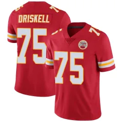 Kansas City Chiefs Men's Limited Red Team Color Vapor Untouchable Jersey (75 Ethan Driskell)