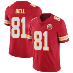 Kansas City Chiefs Men's Limited Red Team Color Vapor Untouchable Jersey (81 Blake Bell)