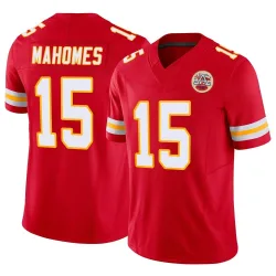Kansas City Chiefs Men's Limited Red Vapor F.U.S.E. Jersey (15 Patrick Mahomes)
