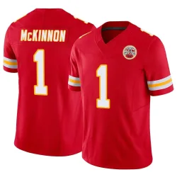 Kansas City Chiefs Men's Limited Red Vapor F.U.S.E. Jersey (1 Jerick McKinnon)