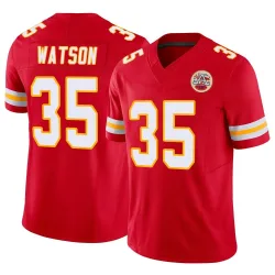 Kansas City Chiefs Men's Limited Red Vapor F.U.S.E. Jersey (35 Jaylen Watson)