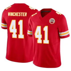 Kansas City Chiefs Men's Limited Red Vapor F.U.S.E. Jersey (41 James Winchester)
