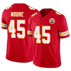 Kansas City Chiefs Men's Limited Red Vapor F.U.S.E. Jersey (45 Isaiah Moore)