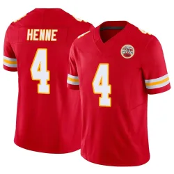 Kansas City Chiefs Men's Limited Red Vapor F.U.S.E. Jersey (4 Chad Henne)