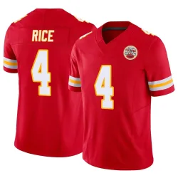 Kansas City Chiefs Men's Limited Red Vapor F.U.S.E. Jersey (4 Rashee Rice)