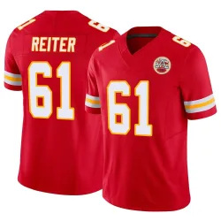 Kansas City Chiefs Men's Limited Red Vapor F.U.S.E. Jersey (61 Austin Reiter)