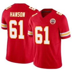 Kansas City Chiefs Men's Limited Red Vapor F.U.S.E. Jersey (61 C.J. Hanson)