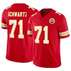 Kansas City Chiefs Men's Limited Red Vapor F.U.S.E. Jersey (71 Mitchell Schwartz)