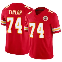 Kansas City Chiefs Men's Limited Red Vapor F.U.S.E. Jersey (74 Jawaan Taylor)