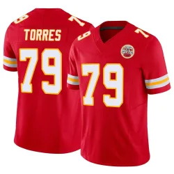 Kansas City Chiefs Men's Limited Red Vapor F.U.S.E. Jersey (79 Nick Torres)