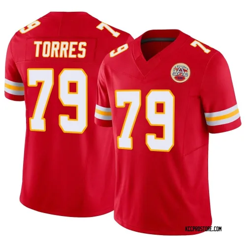 Kansas City Chiefs Men's Limited Red Vapor F.U.S.E. Jersey (79 Nick Torres)