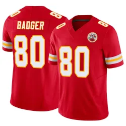 Kansas City Chiefs Men's Limited Red Vapor F.U.S.E. Jersey (80 Elijhah Badger)